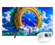 Telewizor 55" - 59" TCL 55A400 55" QLED 4K 144Hz Google TV +HY300 MAX